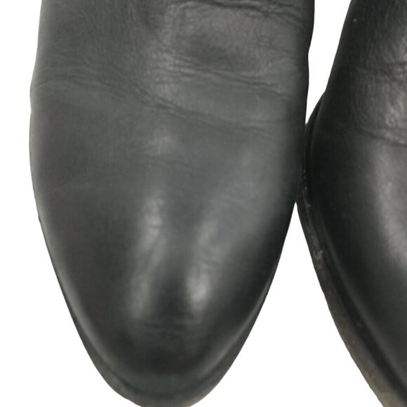 Frye Ray Harness Biker Motorcycle Boots Bootie Size 6.5 Black Leather Classic - Picture 3 of 13